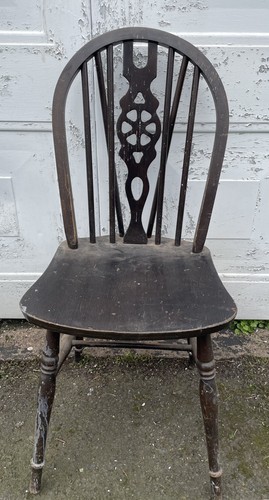 Single beech elm wheel back - beech, &