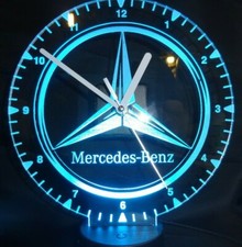 Mercedes LED neon Clock