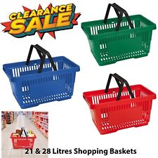 New Plastic Shopping Basket with handles  Plastic Shopping Basket - 21L And 28L