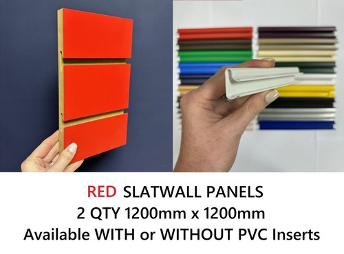 2qty red slatwall - 2qty,