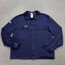 French Jacket Adult Small Blue