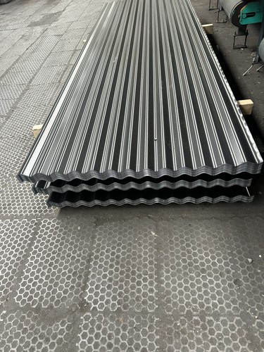 Corrugated sheets black