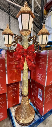 Christmas 7ft gold glitter - christmas,