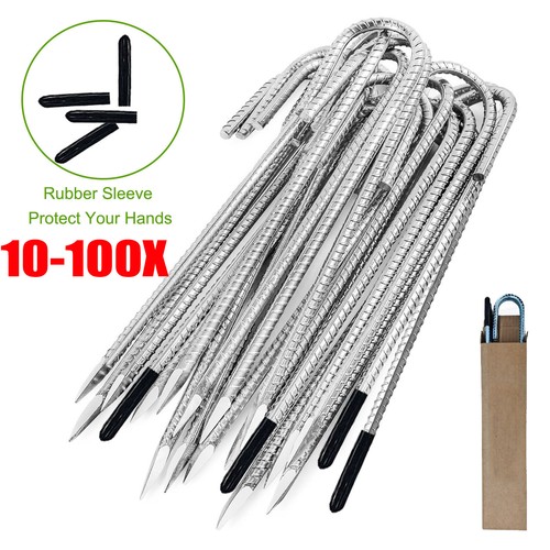 100 rebar stakes - 12'', j