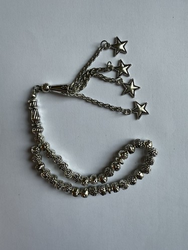 Tasbih beads tibetan - beads, silver