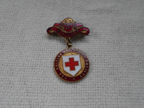 Red cross society - enamel, medal