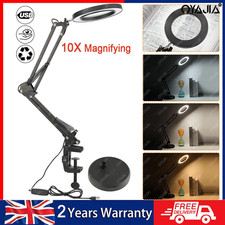 10X LED Magnifier Glass Desk