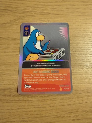 Club penguin trading card - club,