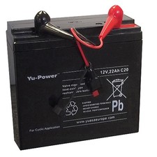 12V 22AH 18+ Holes YUASA 22-12