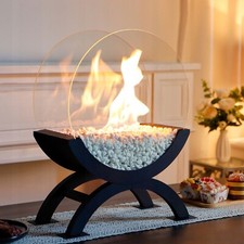 FREESTANDING SMOKELESS BIO FIREPLACE FOR HOME ON THE GARDEN TERRACE BIO FIREPLAC