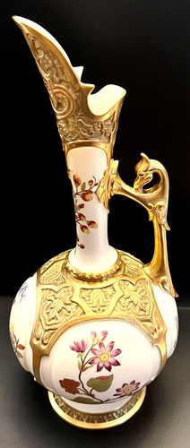 1888 royal worcester ewer - 1888,