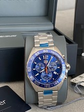 TAG HEUER Formula 1 Blue Dial Tachymetre CAZ1014.BA0842 Chronograph Men's Watch