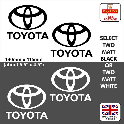 Set toyota matt black - toyota,