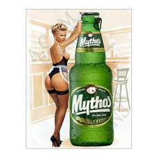 Metal Tin Sign Plaque Mythos