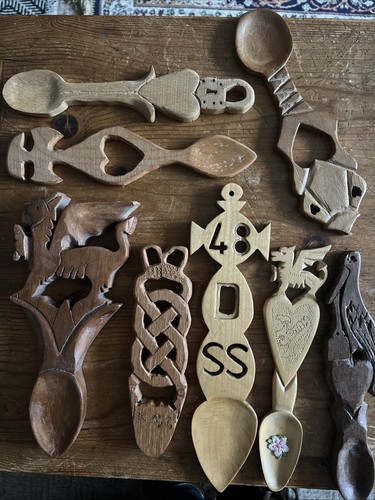 Collection vintage carved - of,