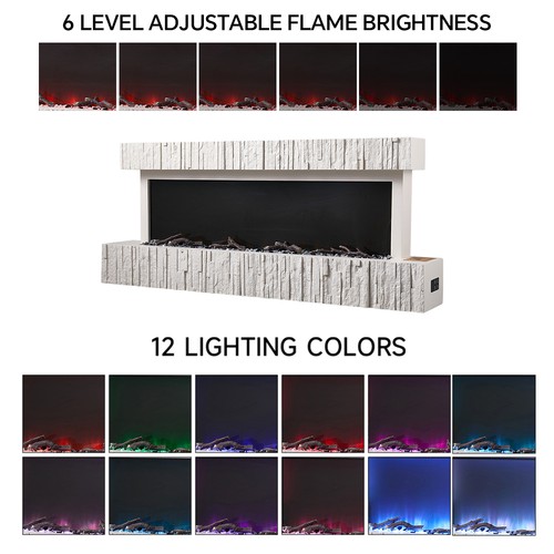 Fireplace suite electric fire - fireplace,
