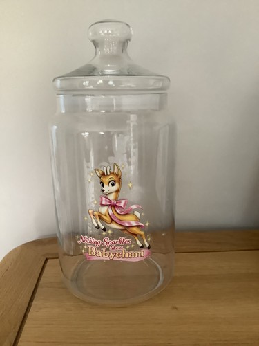 Babycham deer large glass - deer~,