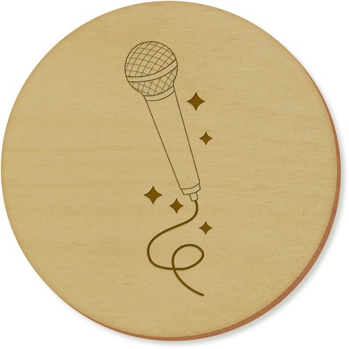 Microphone with glitter - 'microphone, glitter'
