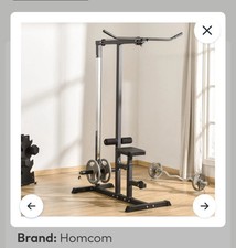 HOMCOM Lat Pull Down Machine -