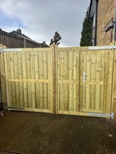 Lodge Style  Gates With Access