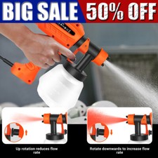 3000W HVLP Electric Paint Sprayer Spray Gun Airless Home Garden Fence Wall Car