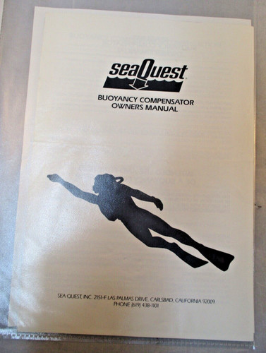 Seaquest buoyancy compensator - seaquest,