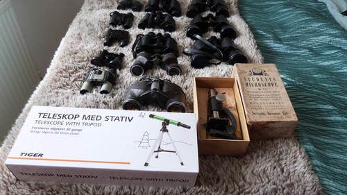 Vintage binoculars and other - ,