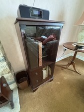 Hifi cabinet with glass door - cabinet,