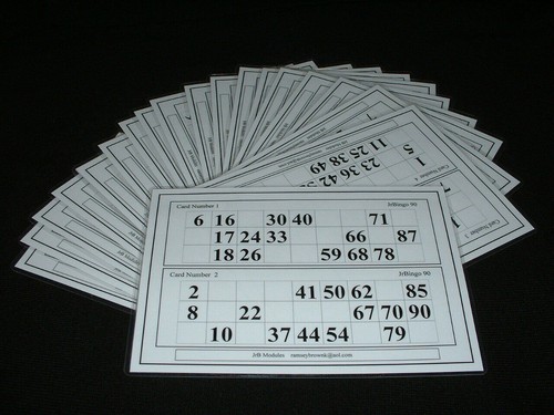 Bingo cards - bingo, 90