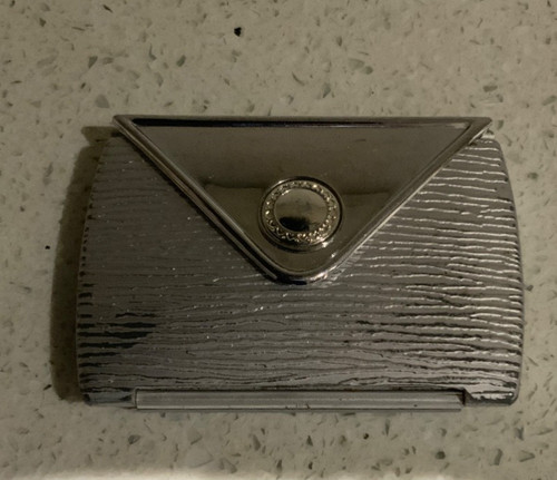 Vintage purse shaped silver - purse,