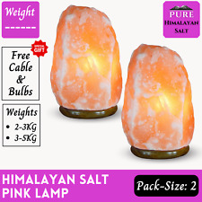 Natural Salt Lamps 2 pieces
