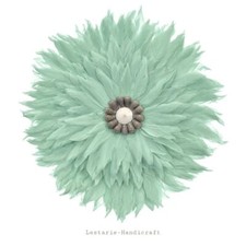 LESTARIE Juju Hat Wall Decor, Feather Seashells Decoration Bohemian Wall Decor Boho 