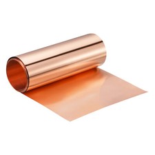 Copper Sheet Roll 3500x100x0.06mm 99.9% Pure Copper Strip Flashing Foil Plate