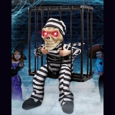 Screaming Animated Hanging Halloween Decorations Outdoor Indoor, Motion Sensor