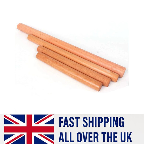 Wood rolling pin non stick - wood,