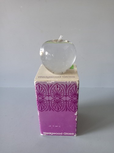 Wedgwood clear glass apple - wedgwood,