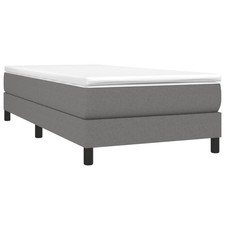 Bed Frame Bedroom Mattress Foundation Platform Bed Base Bedstead Fabric vidaXL