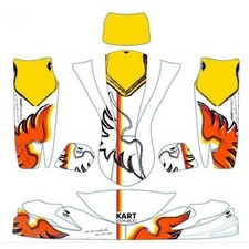 NEW Genuine Kart Republic KR1 KR2 Sticker Graphics Decal Kit K0100IZD0633B