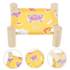  Wood Leg Guinea Pig Bed Breathable Hamster Hammock Indoor Rabbit Hammock Pet