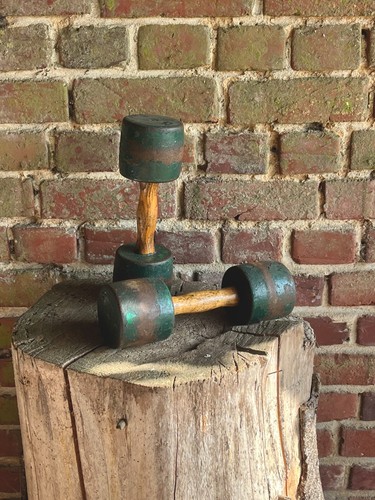 Vintage french dumbells - ,