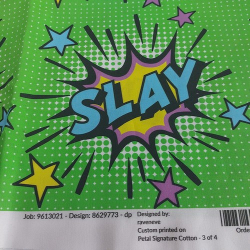 Slay screen printed - slay,