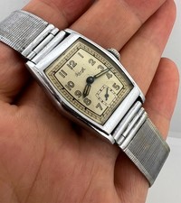 VINTAGE KIENZLE RECTANGULAR MENS MILITARY MADE IN GERMANY TANK DOCTOR  WATCH