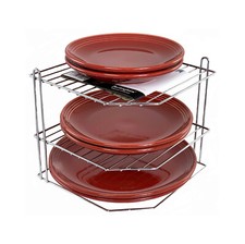 3 Tier Corner Plate Rack