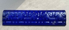 🟦 Pack of 5 Vintage Spanish Cobalt Blue Ceramic Border Tiles (1980s–1990s)