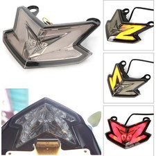 Smoke LED Tail Turn Signals Light Fit KAWASAKI Ninja ZX6R/Z800/Z125 Pro 2013-18