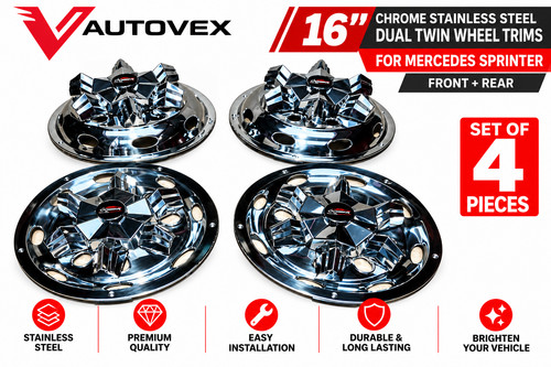 Chrome dual twin - chrome,