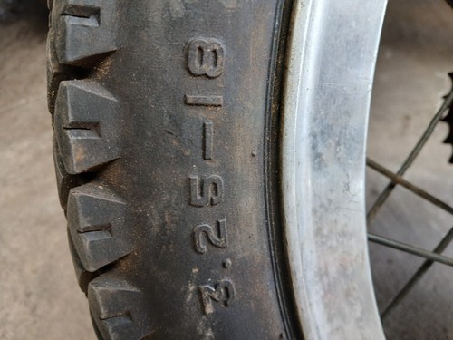 Honda cb72 rear wheel - rear,