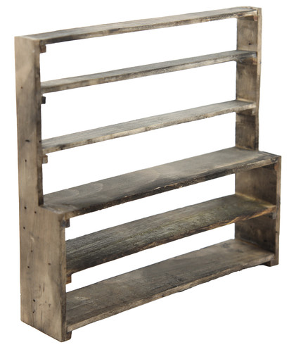 Dolls house rustic large shelf - dolls,