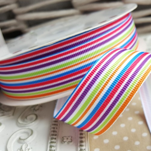22mm rainbow bright - 22mm, stripes