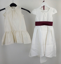 Monsoon Flower Girl Dress/M&S Party Dress 2xPcs Ivory Size 4-5 Years NEW F2